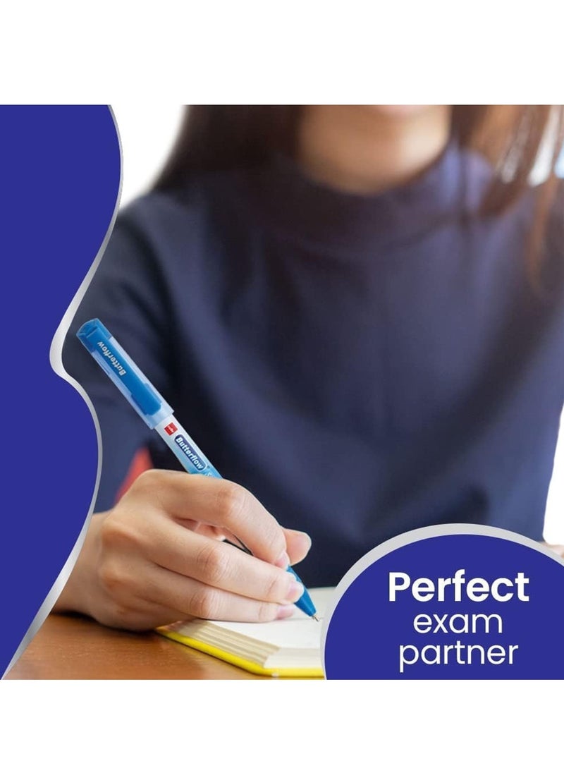 Cello 25-Piece Butterflow Ballpoint Pen Blue Ink  - Image 3