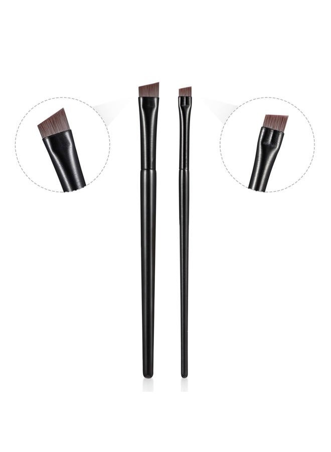 Etercycle Fine Angled Eyeliner Brushes, Eye Liner brush, Ultra Thin Slanted Flat Angle for Beauty Cosmetic Tool - Image 2