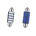 UHANBUT 578 LED Bulbs Extremely Bright Bulbs 6000K 2835 Chipsets Auto Interior Bulb for Dome Map Lights Universal 16 Car Door Light for 2112 2122 569 6411 6451 41mm 42mm Blue 2PCS - Image 2