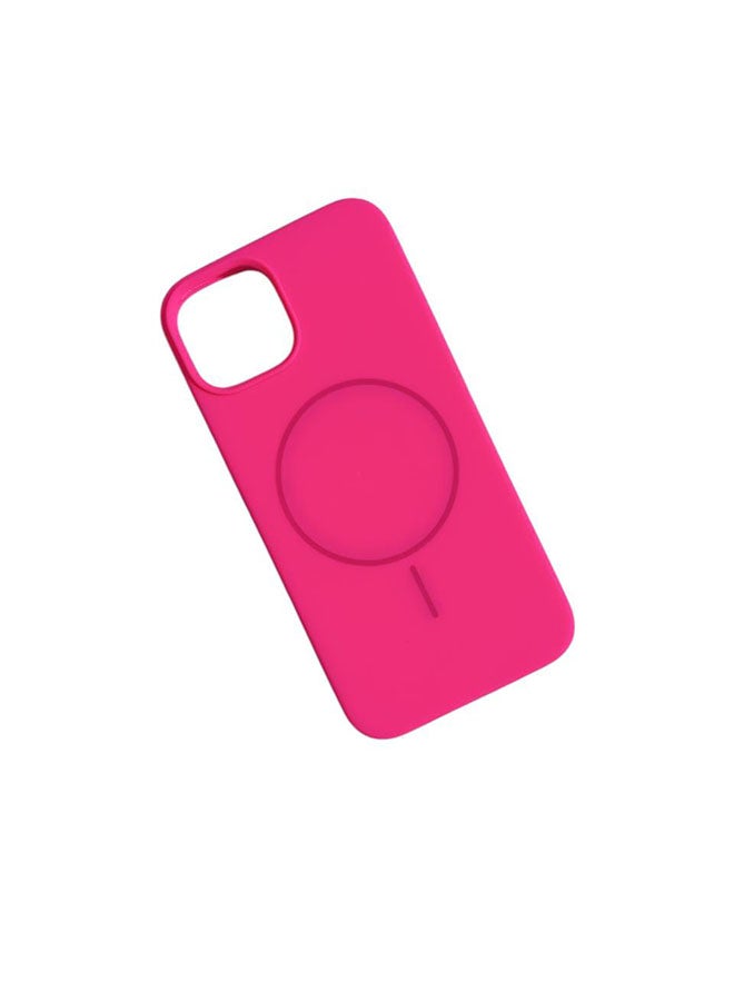 Silicone Case Compatible with Iphone 13 | 14, Slim Design, Magnetic, with Microfiber Lining, Soft Silicone Grip and Scratch Resistant Compatible with Iphone 13/14 - Hot Pink - Image 3