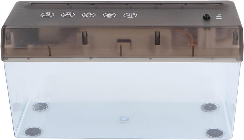 Strip Cut Electric Paper Shredder USB or Battery Powered Compact for Receipts Files High Efficiency Office School Home Use - Image 2