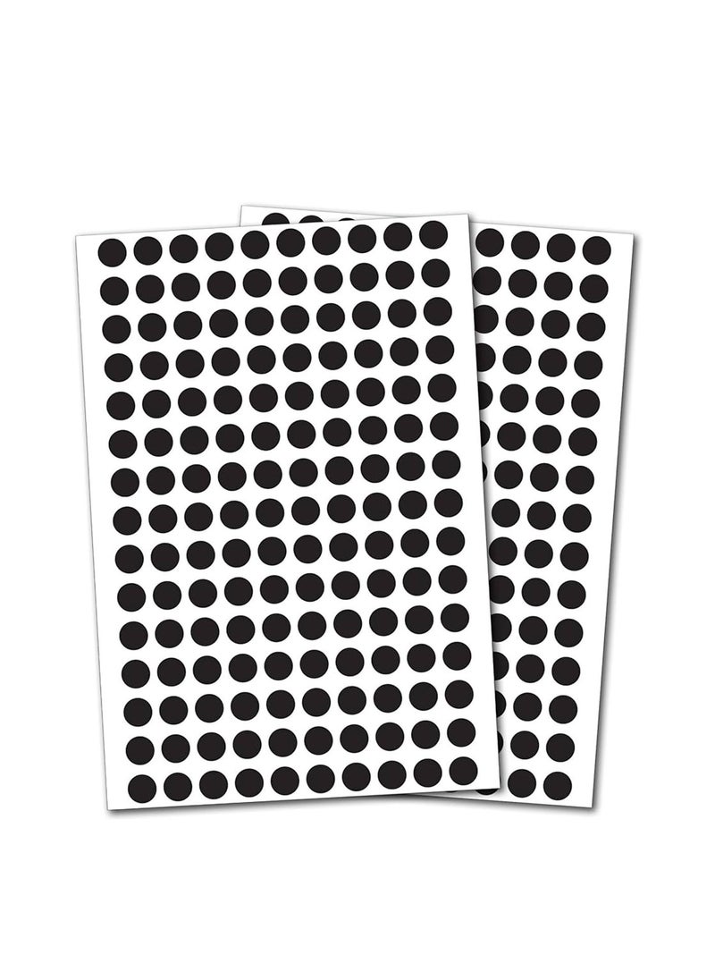 Sadaf 1080-Piece Round Labels 18mm Diameter Black  - Image 2