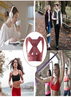 RATSAW Posture Corrector for Women Adjustable Elastic Back Support Belt Upper Back Brace for Support and Spinal Alignment Back Support Straightener for Body Correction  - Image 4