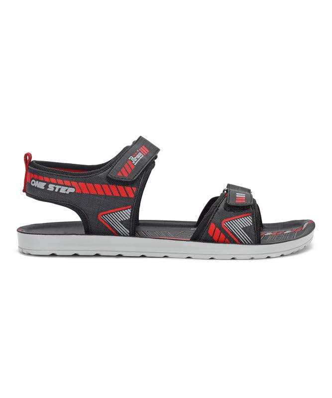 PARAGON PUK2227G Sandals for Men | Durable, Comfortable & Lightweight Sandals with Adjustable Velcro Strap & Back Loop for Good Fitting | Easily Washable | Ideal for Outdoor Use Black - Image 5