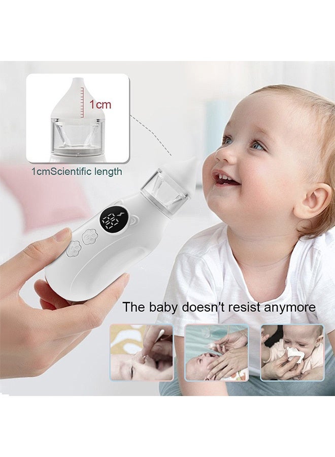 Quantum Nasal Aspirator for Baby, IPX7 Waterproof Electric Nasal Aspirator for Baby, Electric Babies Nose Sucker with 2 Soft Silicone Tips - Image 2