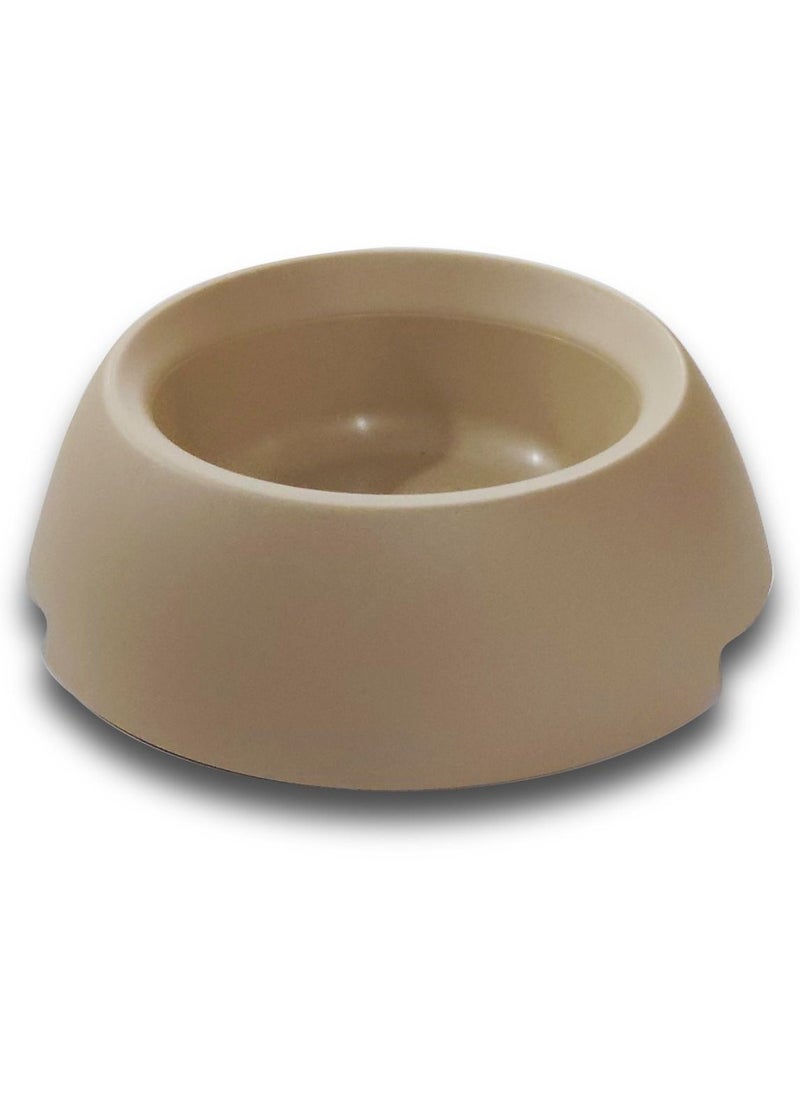 MP Bergamo - Dora Anti Skid Pet Feeding Food And Water Bowl Beige - Image 1