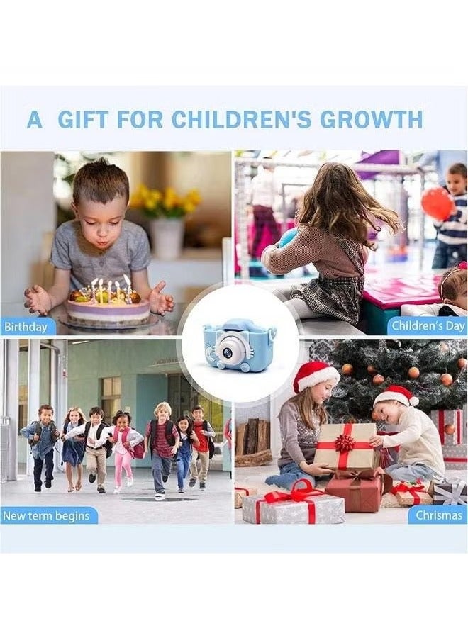 TIGER Kids Camera with Video Shooting & 5 Games – Ideal Birthday, Christmas & Halloween Gift for Boys and Girls – Fun Camera for Video Recording, Photos, and Play – Compact, Durable, Easy to Use for Kids – Blue Color, Perfect for Children Aged 3+ - Image 2