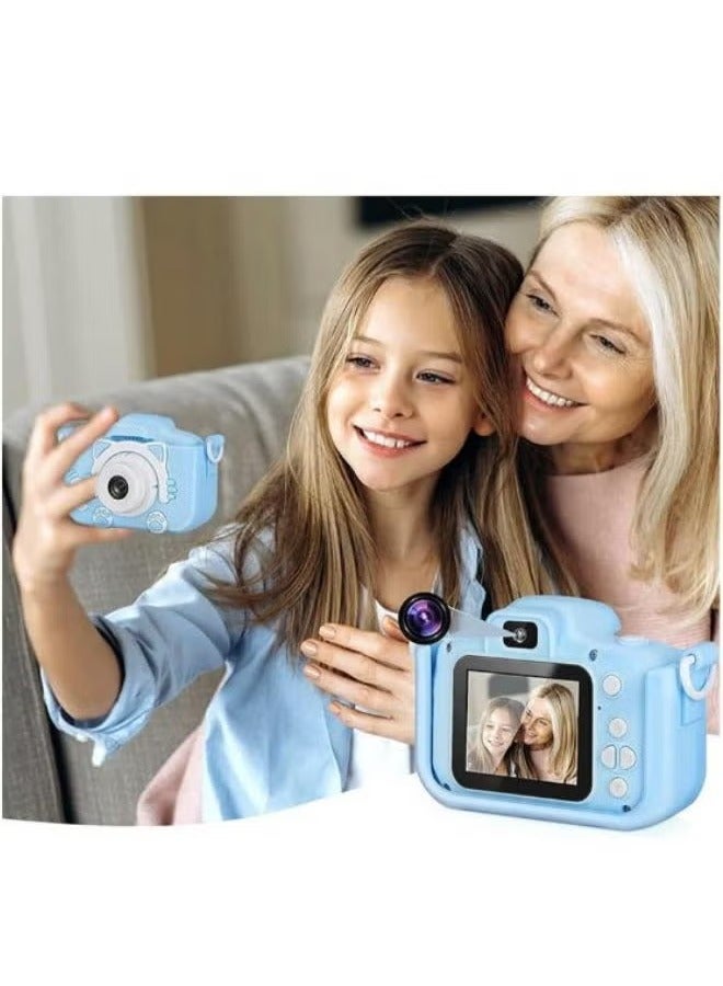 TIGER Kids Camera with Video Shooting & 5 Games – Ideal Birthday, Christmas & Halloween Gift for Boys and Girls – Fun Camera for Video Recording, Photos, and Play – Compact, Durable, Easy to Use for Kids – Blue Color, Perfect for Children Aged 3+ - Image 4