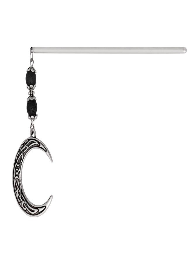 HAQUIl Vintage Cresent Moon Dangle Hairstick Jewelry for Women Classic Vintage VIking Hair Sticks Women Gifts - Image 1