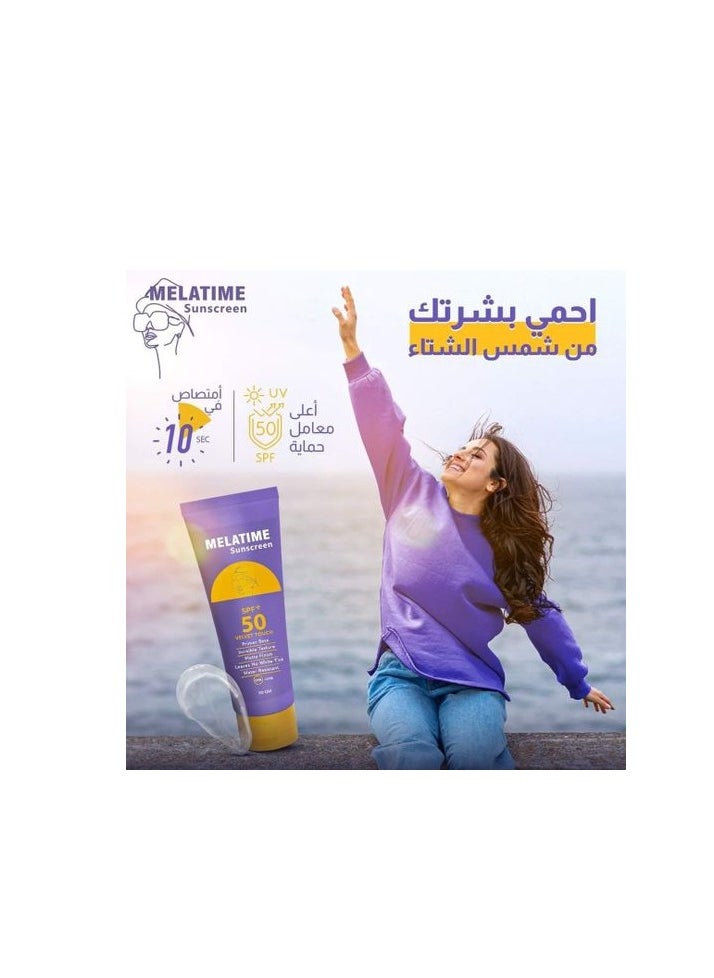 MELATIME Sunscreen Touch Gel SPF 50+ 50 gm  - Image 2