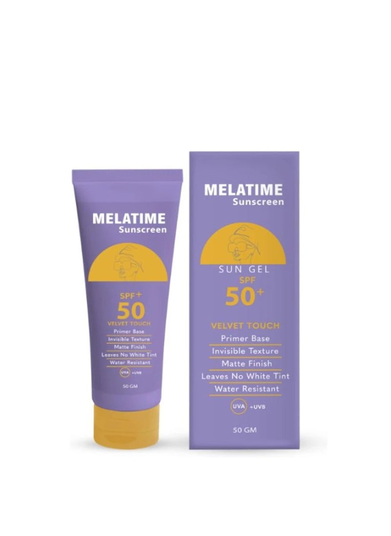 MELATIME Sunscreen Touch Gel SPF 50+ 50 gm  - Image 4
