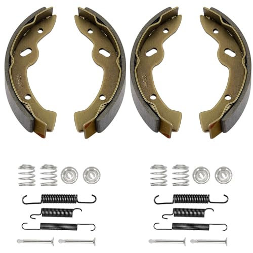 LEAPGOMAX EZGO TXT Brake Shoes Rear Kit Assembly Fit for 2-Cycle EZGO TXT/Medalist 1997-2008 and Workhorse 97+, Golf Cart Brake Pads OEM 27943G01 27945G01 70794G01 70795G01, Only for 2-Cycle EZGO Carts - Image 1