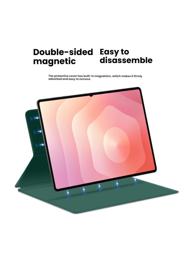Compatible with Samsung Galaxy Tab S11 Ultra 14.6 inch 2025 Case Ultra Thin Smart Magnetic Cover Leather Front Support Stand Shell Sleep Wake-Up - Image 3