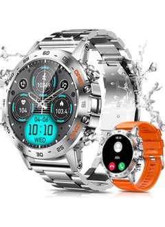 AROAQ Military Smart Watches for Men(Answer/Make Call), Tactical Smartwatch for Android iOS, 400mAh Battery/Sports Tracking/Health/Sleep Monitoring  - Image 1
