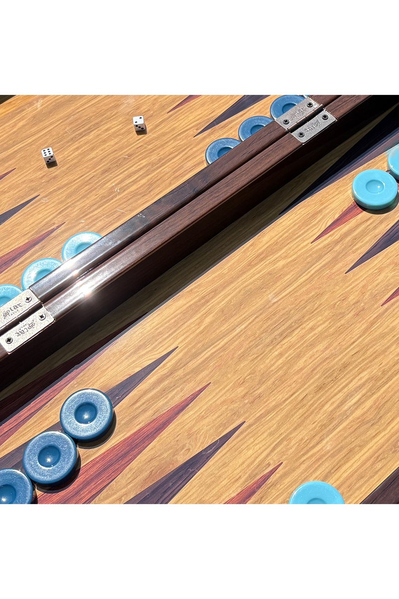 Biggdesign Backgammon Set with Dice and Checkers, MDF Body, Magnetic Lock, Durable Gloss Finish, Scratch-Proof Surface, Board Games for Gift – Made in Turkey - Image 4