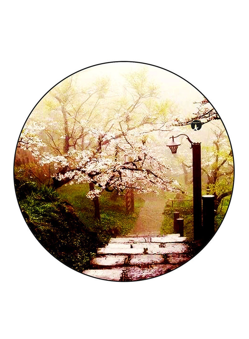 Nature Printed Mouse Pad  Multicolour