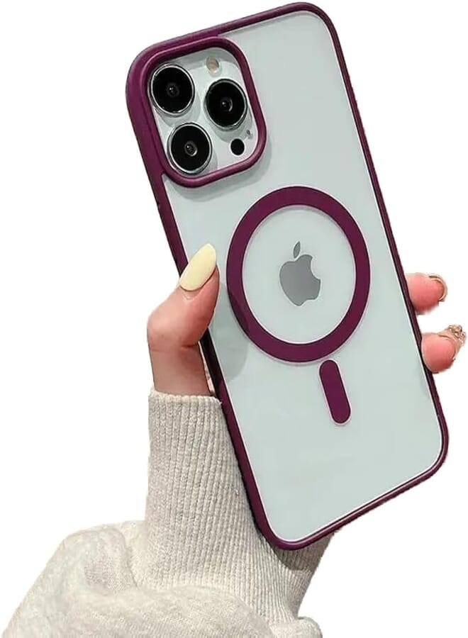 Next Clear Case Compatible with iPhone 11, Support Wireless Charging and Fast Charging, Ultra Thin Shockproof Anti-Yellow Phone Case Compatible with iPhone 11 6.1 inch (Purple)