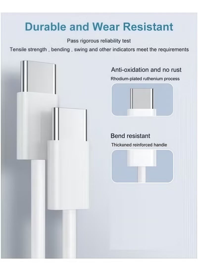 Oasis 35W USB C Fast Charger for iPhone 17/16/15 Pro Max, PD Wall Charger Adapter with 1M Type C to C Fast Charging Cable for iPads, Samsung S24 & All Type-C Devices - Image 2