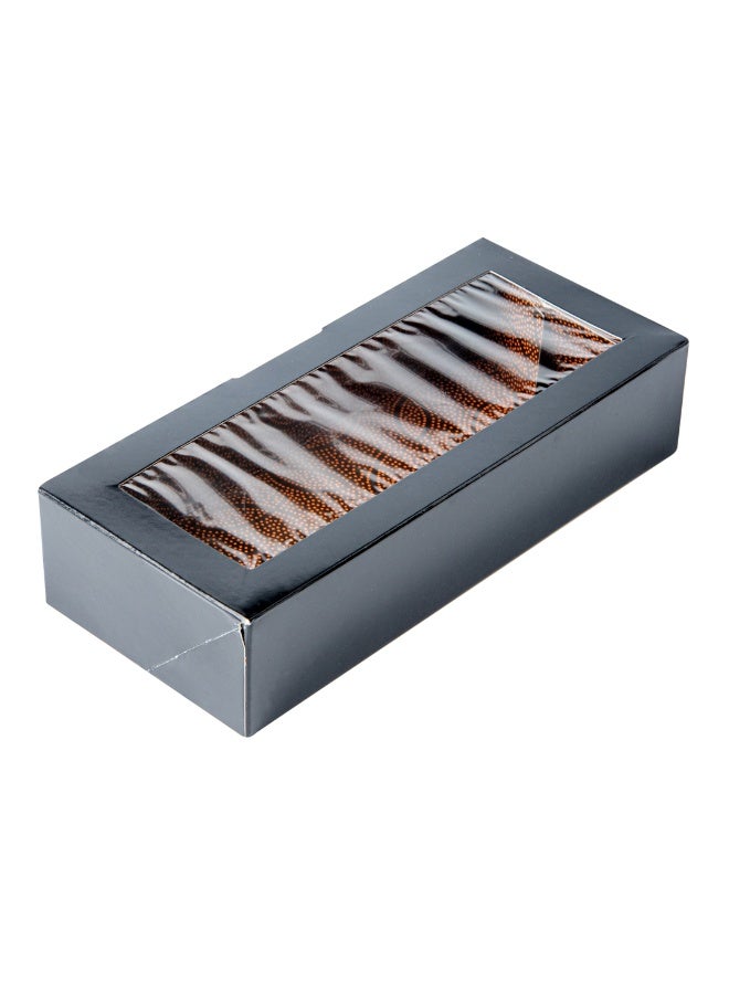 Restaurantware Sakura Vision 8 x 3.5 x 1.8 Inch Sushi Boxes, 200 Disposable Take Out Boxes - Built-In Lid, Clear Window, Black Paper Rectangle Boxes, For Sushi, Maki, Or Sashimi - Image 1