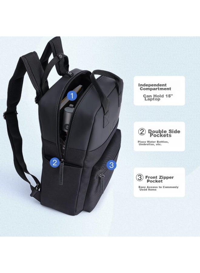 Lexon Backpack For Men, 15-inch Laptop Bag, Travel Couple Backpack, Casual Student Schoolbag, Qixi Gift - Image 2