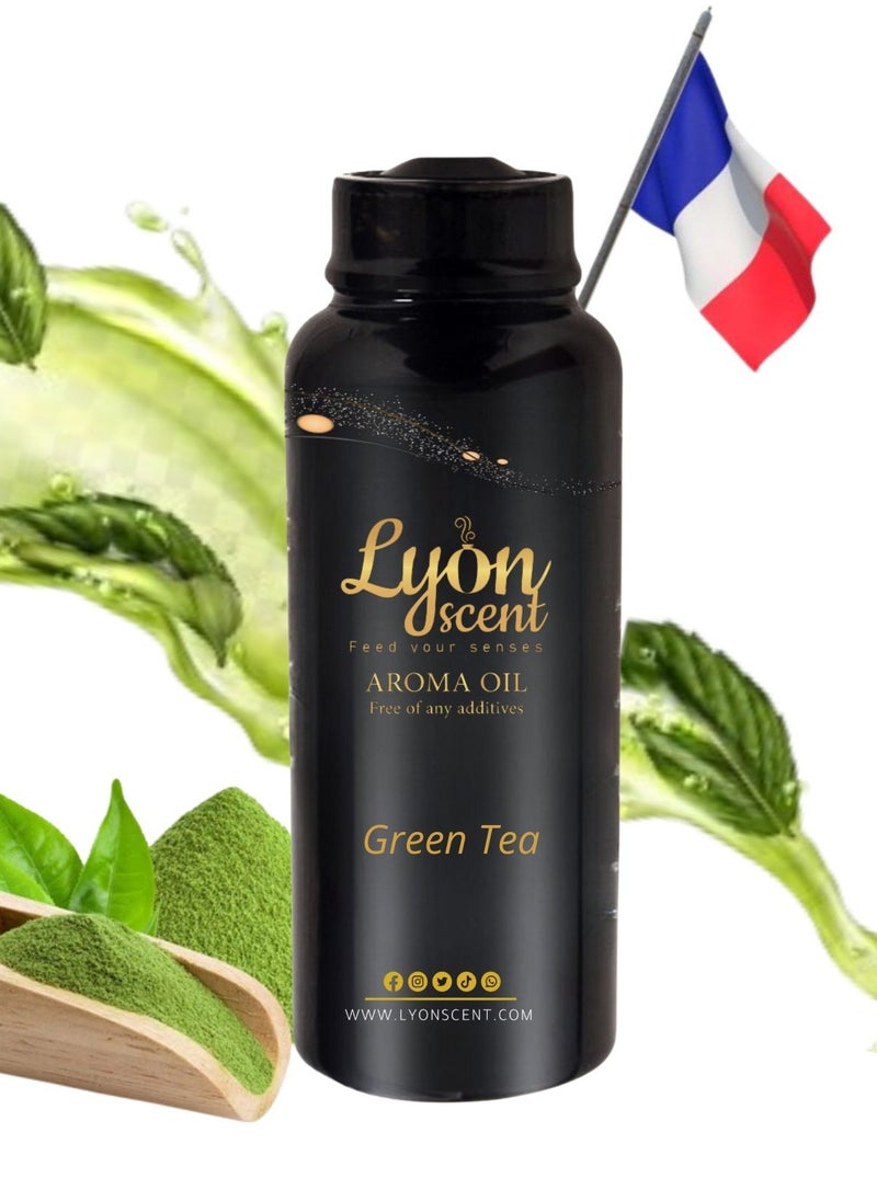 LYON SCENT Lyon Scent Aroma Oil, 100% Pure Oil, Perfume for Air Freshener, Diffuser Aroma, Fragrance Oil, Air Freshener Oil refill, Essential Scented Oil, Luxurious Scent (GREEN TEA)  - Image 1