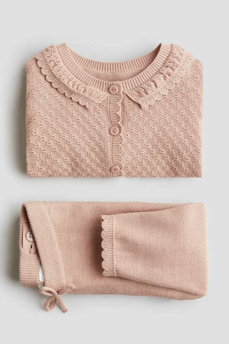H&M 2-piece cotton-knit set