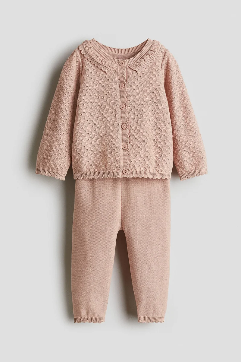 H&M 2-piece cotton-knit set