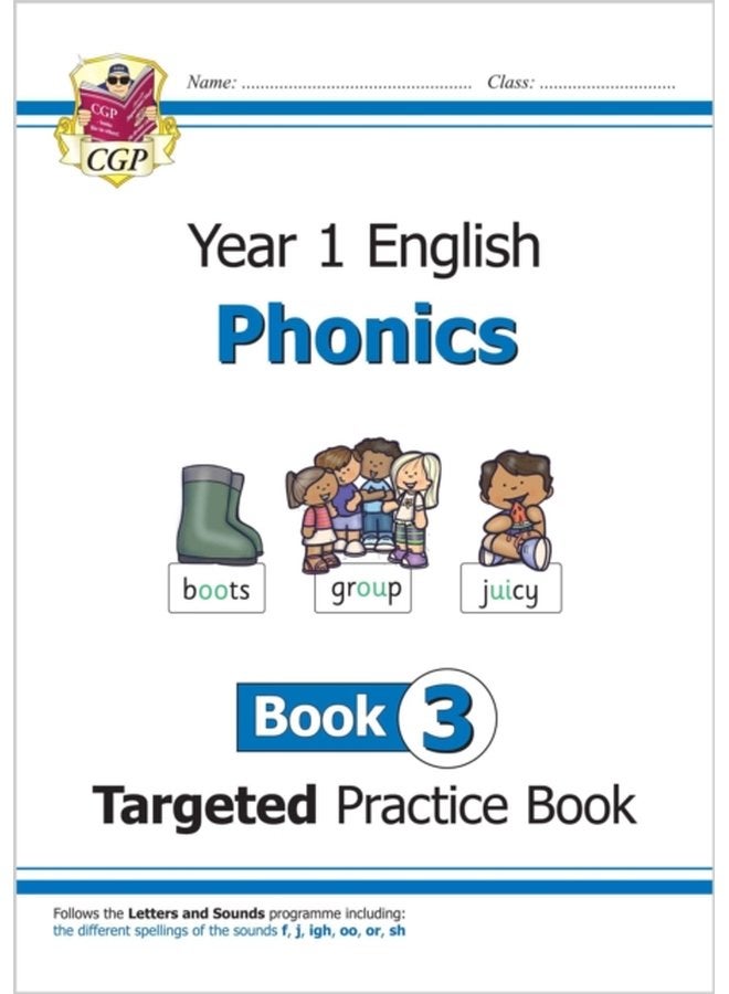 KS1 English Year 1 Phonics Targeted Practice Book Book 3 - Paperback