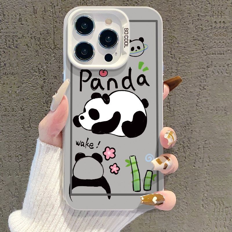 Apple iPhone 16 Pro Phone Case - Super Cute Panda Drop Protection Case - Image 1