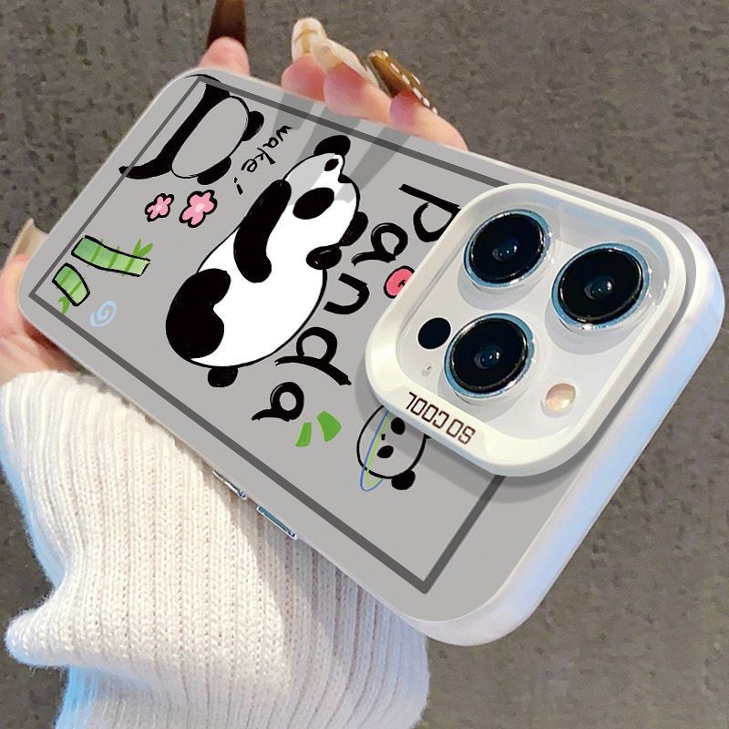 Apple iPhone 16 Pro Phone Case - Super Cute Panda Drop Protection Case - Image 3
