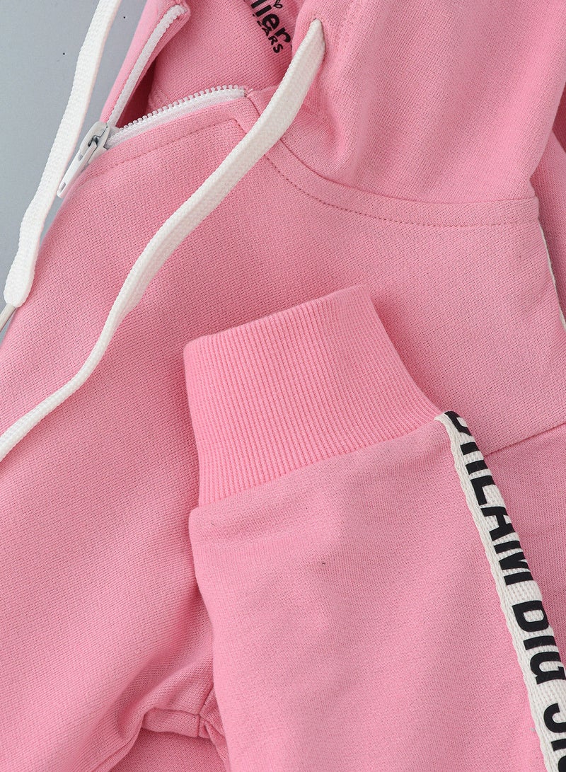 Jelliene Knit front open jacket with tape at slv - Image 4