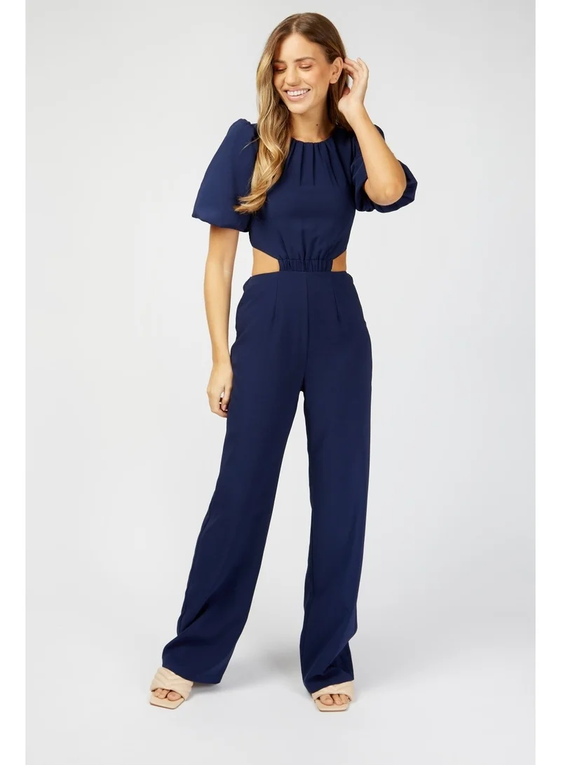 Little Mistress Little Mistress Navy Cut Out Jsuit