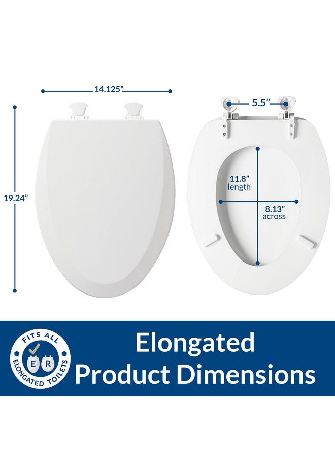 Bemis 1500EC 062 1500EC062 Toilet Seat, 1 Pack Elongated, Ice Grey - Image 2