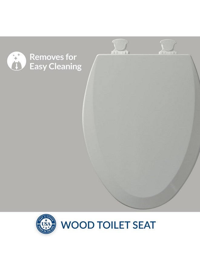 Bemis 1500EC 062 1500EC062 Toilet Seat, 1 Pack Elongated, Ice Grey - Image 1