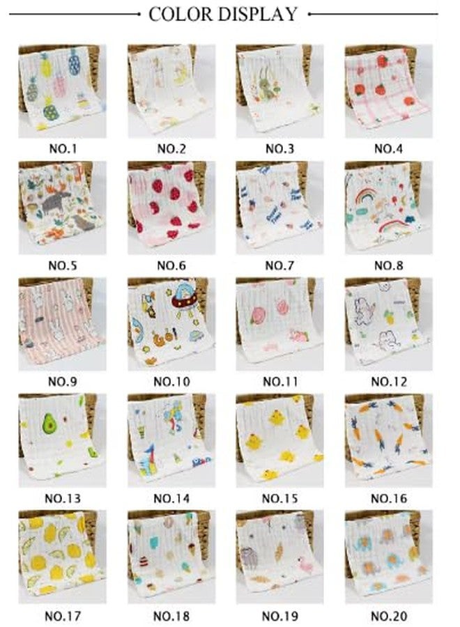 TEDDYIFY Summer Essential Premium Soft Muslin Face Cloths for Newborn, Absorbent Muslin Washcloths Extra Soft Hankies Reusable Napkins for Infants Toddlers (Pack of 5, White, 200 GSM) - Image 4
