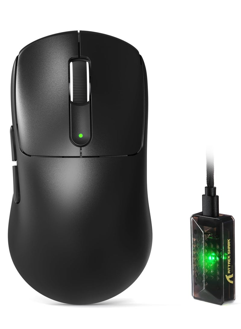 Attack Shark V5 Wireless Gaming Mouse with 42000 DPI -PAW3950 MAX Sensor -55g Ultra-Lightweight-Nordic 52840 MCU,Wired/BT/2.4GHz Wirelss Programmable Mouse for PC/Mac - Image 1