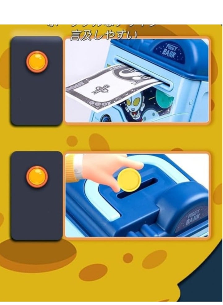 بيجي باينت لعبة حصالة الكترونية للاطفال - مقاس L، بلاستيك، 14 × 18 × 15 سم، ممتعة وتعليمية للولاد- العاب للاطفال لعمر3 سنوات فما فوق اشكال متعددة والاختيار عشوائي - Image 3