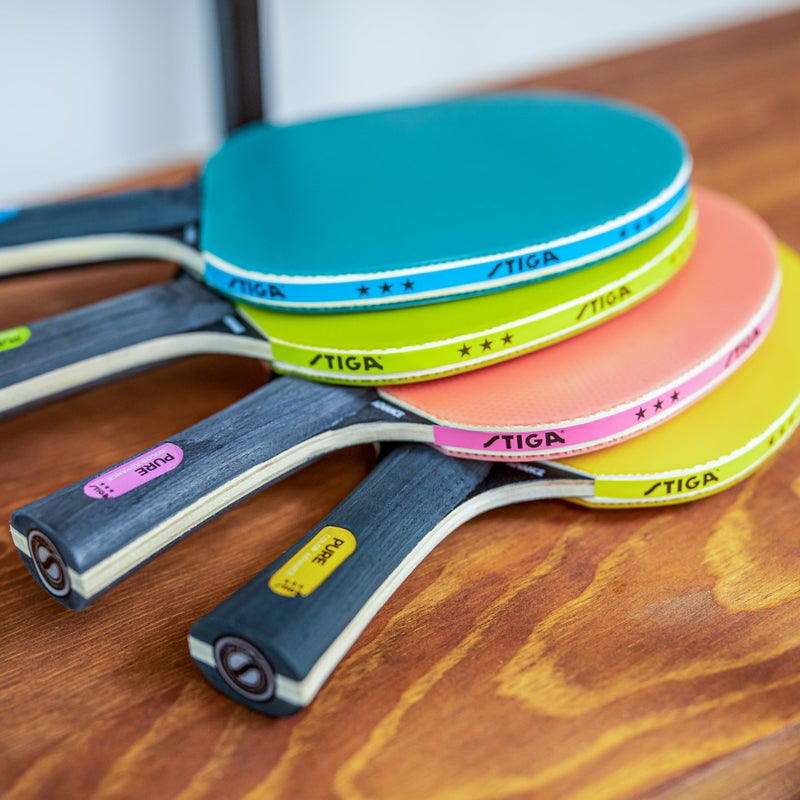 STIGA Pure Color Advance Performance-Level Table Tennis Racket (Yellow) - Image 5