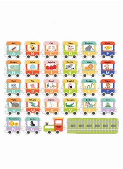 MEBEGIN 28PCS Alphabet Set with Storage Mesh Bag and 2 Suction Cups, Baby Train-shaped Bath Toy, Colorful Floating Letters Set, Great Companion for Baby Showers, Educational Toys for Kids Aged 3+, Easy Cleanup and Reusable  - Image 3