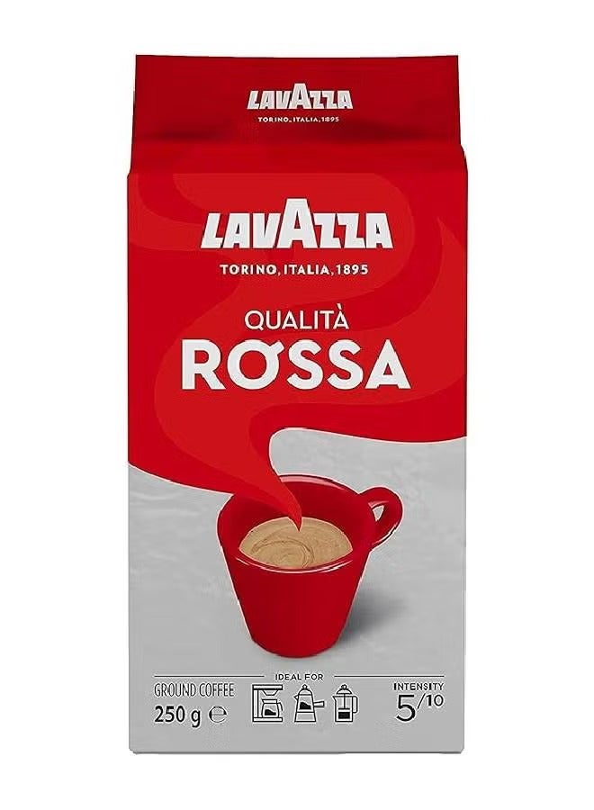 Lavazza Quality Rossa Ground Coffee Medium Roast 250 grams