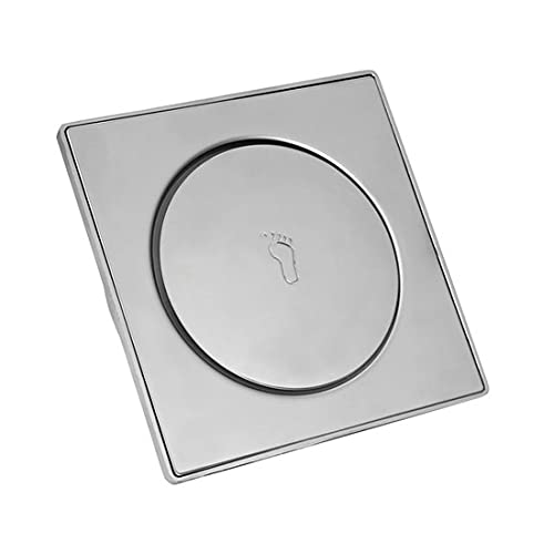 BATH GURU® Stainless Steel 6" X 6" Floor Water Drain Jali Cover Pop UP Drain Strainer for Bathroom Kitchen Home - Image 3