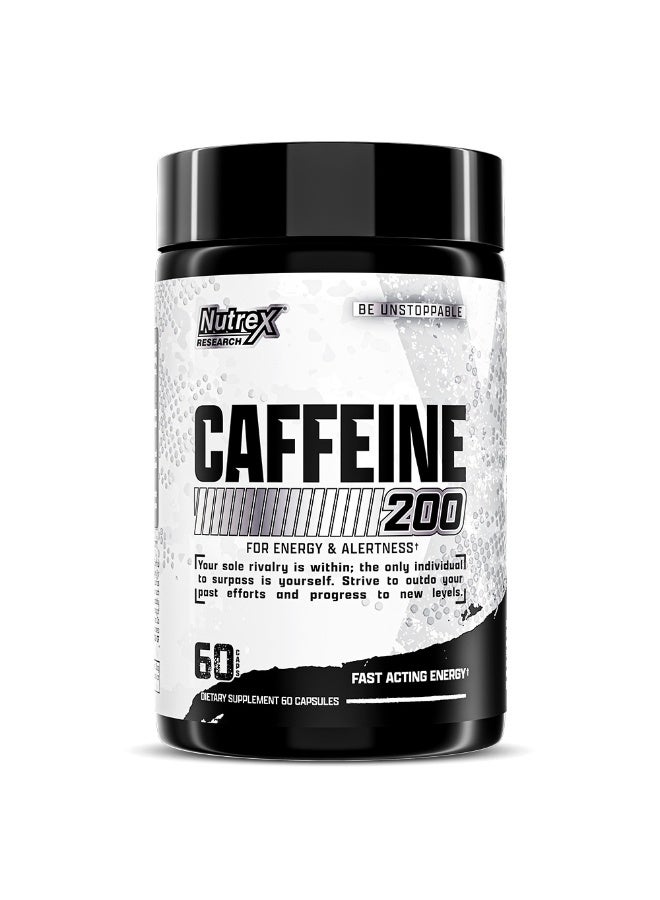 Nutrex Research NUTREX Caffeine 200 – 60 Capsules - Image 1
