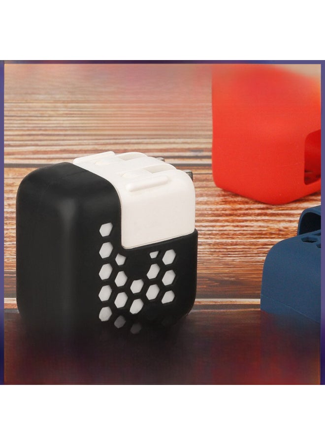 Generic - For Apple MacBook Laptop Power Adapter Protective Case Charger Silicone Case-Color:Black-Applicable Model:29W 30W 12 Inch/13 Inch AIR(A2179/A1932/A1534/A2681) - Image 1
