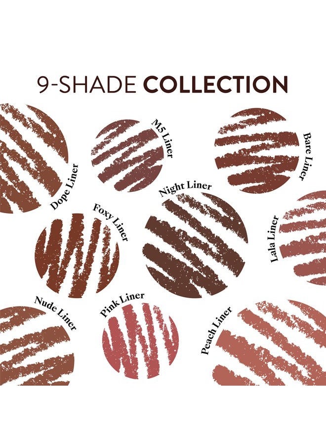 Mented Cosmetics Lip Liner for Women, Dark Brown Lipliner Lip Pencil, Waterproof Lipliner, Vegan + Cruelty Free Makeup, Pretty in Pink - Image 5