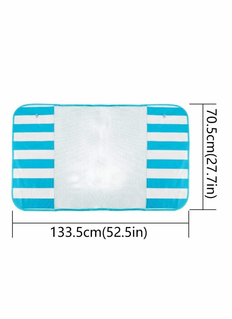4-in-1 Hammock Inflatable Pool Float, Multi-Purpose Pool Hammock (Saddle, Lounge Chair, Hammock, Drifter) Pool Chair, Portable Water Hammock