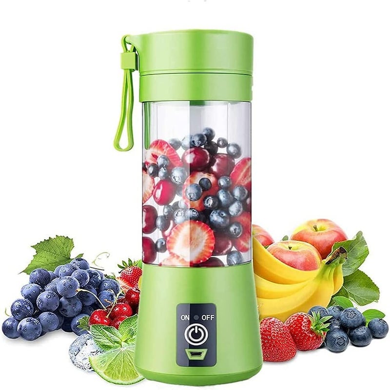 Avenn Avenn 4 Blades Portable Rechargeable Juicer Bottle Blender with USB Charging Cable Powerful Grinder Mixer Juice Maker Cup Jar Multicolor - Image 2