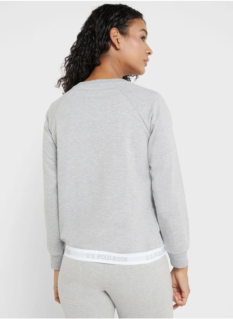 يو اس بولو اسن Crew Neck Sweatshirt