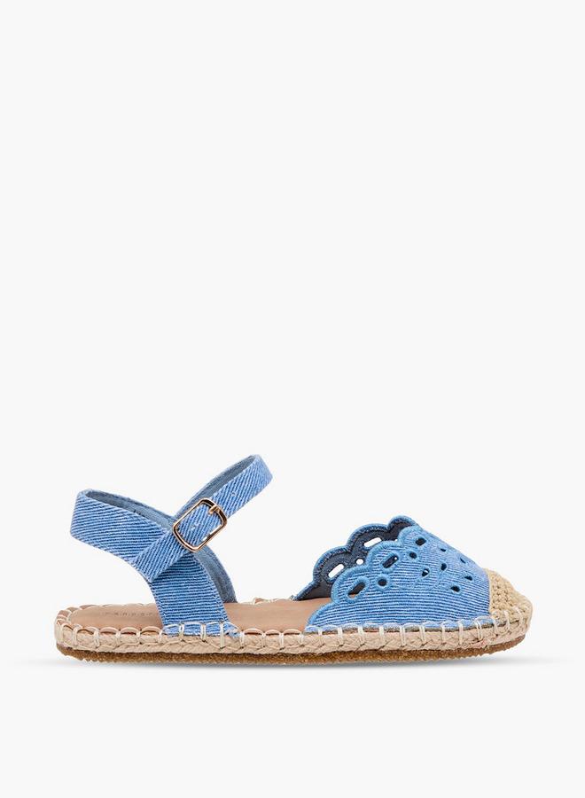 Peppermint Girls Embroidered Espadrille Sandals - Image 2