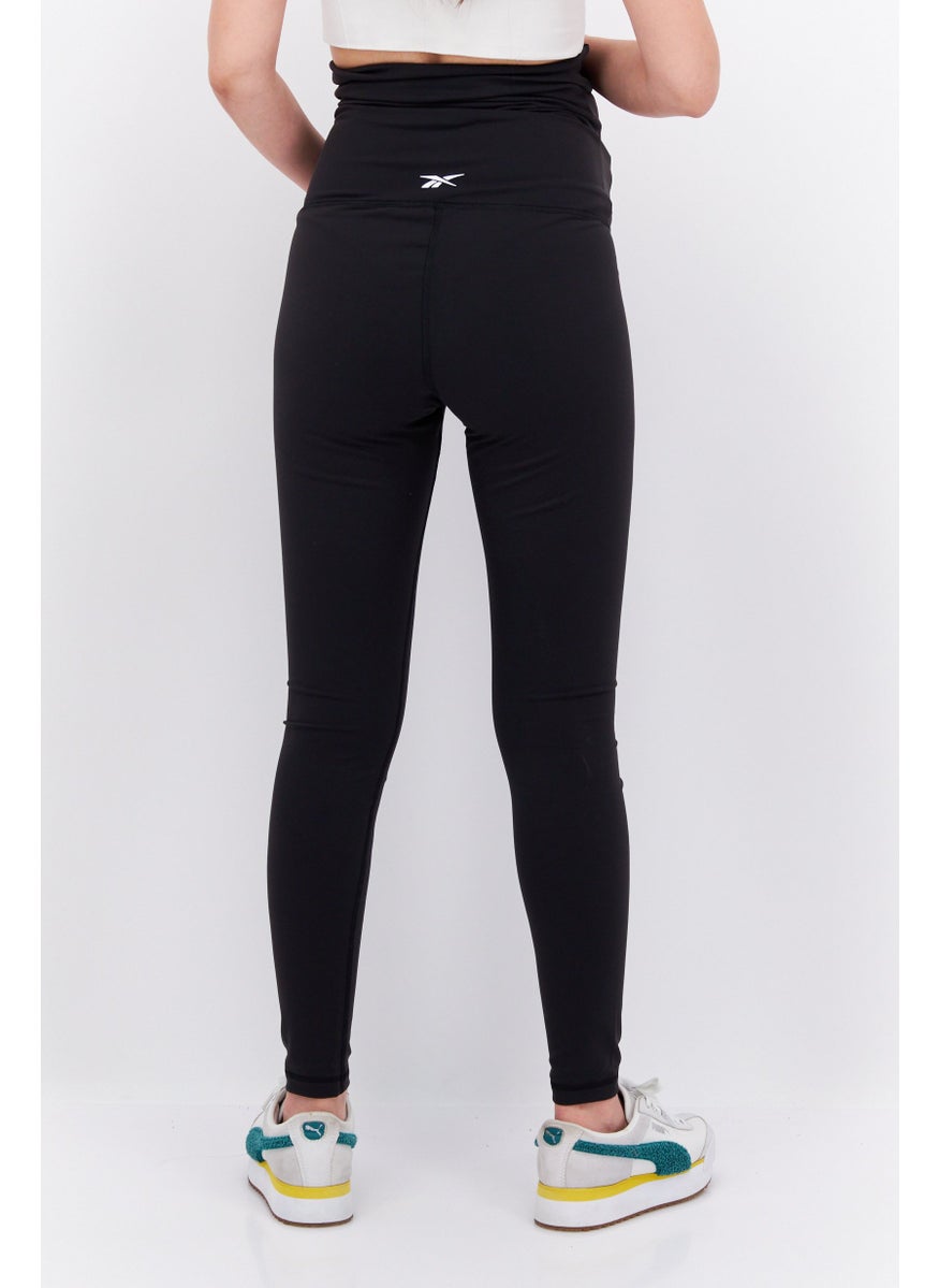 Reebok Maternity Sportswear Fit Outdoor Leggings, Black  - Image 2