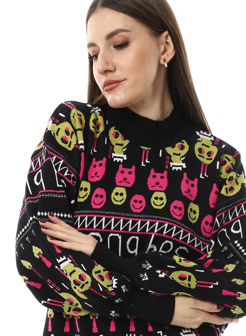 Andora Black Gaming Vibes Pullover_Black - Image 4